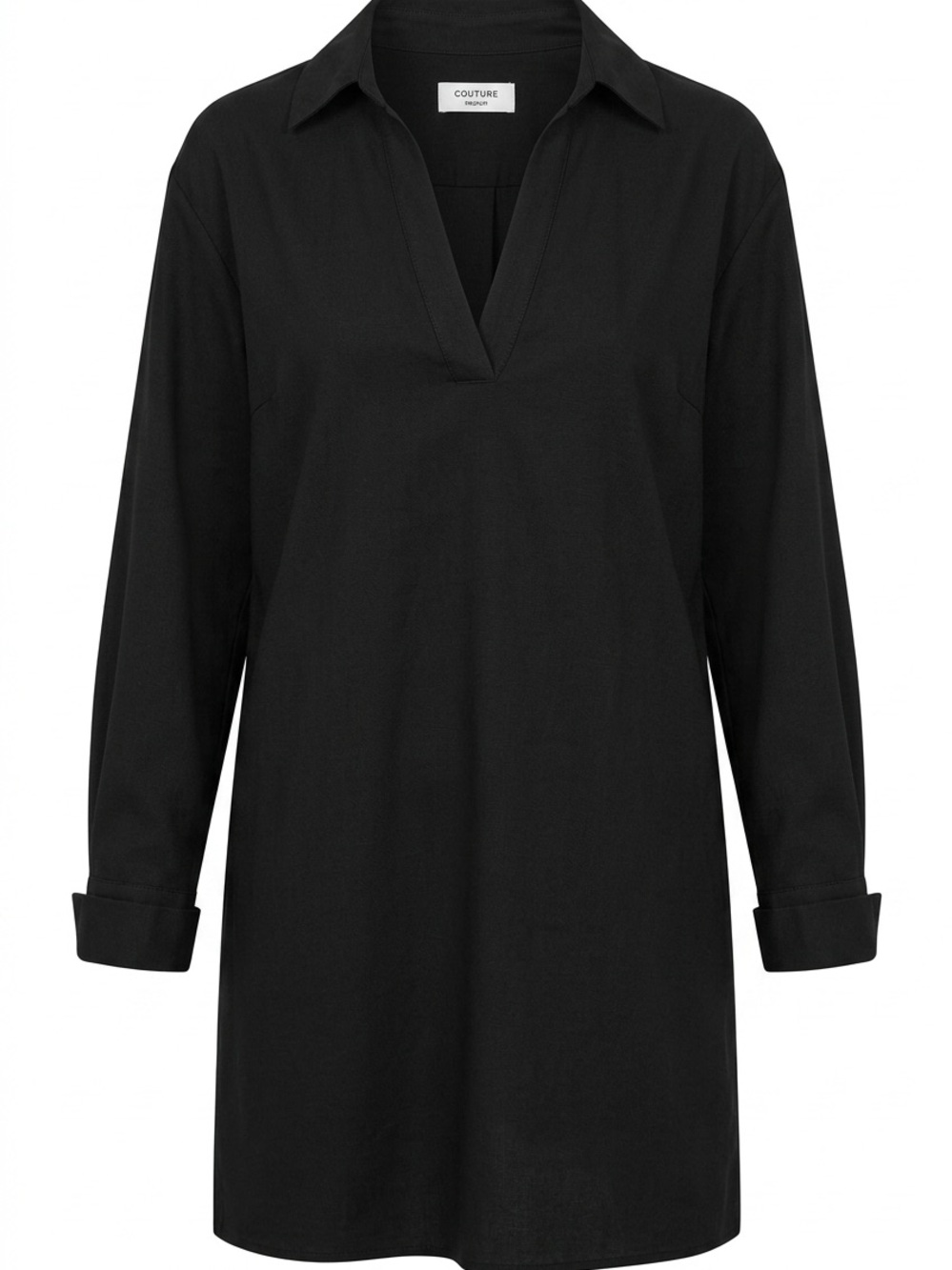 Universal Thread Black Long Sleeve Tunic Dress